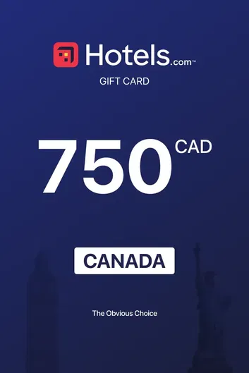 Hotels.com 750 CAD Gift Card (Canada)