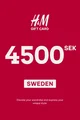 H&M 4500 SEK Gift Card (Sweden) thumb 2