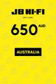 JB Hi-Fi 650 AUD Gift Card (Australia) thumb 2