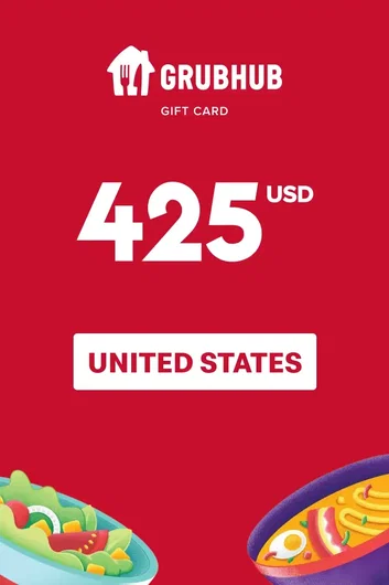 GrubHub 425 USD Gift Card (United States)