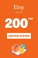 Etsy 200 USD Gift Card (United States) thumb 2