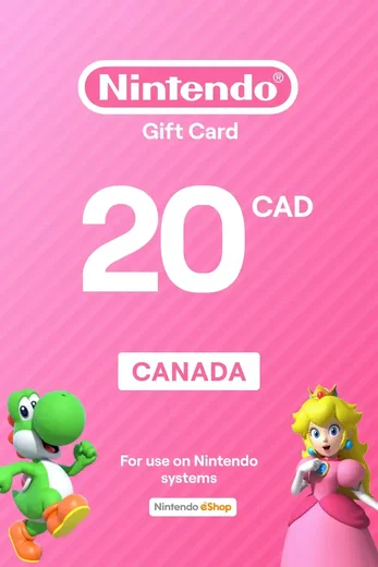 Nintendo eShop 20 CAD Gift Card (Canada) gallery image 2
