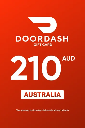 DoorDash 210 AUD Gift Card (Australia)