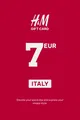 H&M 7 EUR Gift Card (Italy) thumb 2