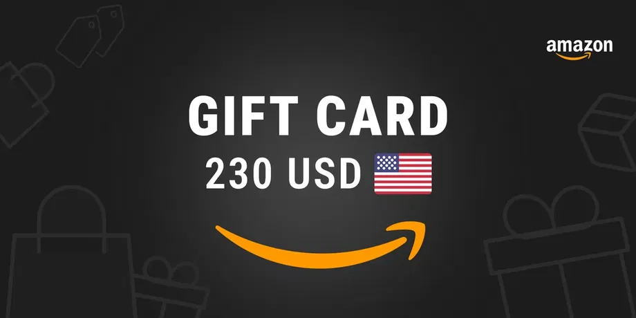 Amazon 230 USD Gift Card (United States) gallery image 2