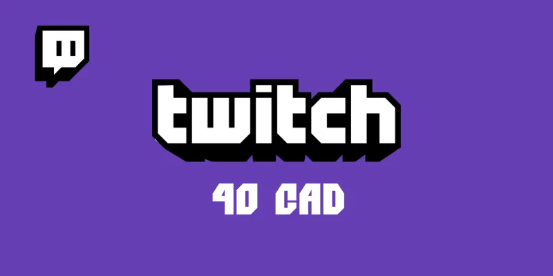 Twitch 40 CAD Gift Card (Canada) gallery image 2
