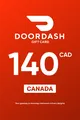DoorDash 140 CAD Gift Card (Canada) thumb 2
