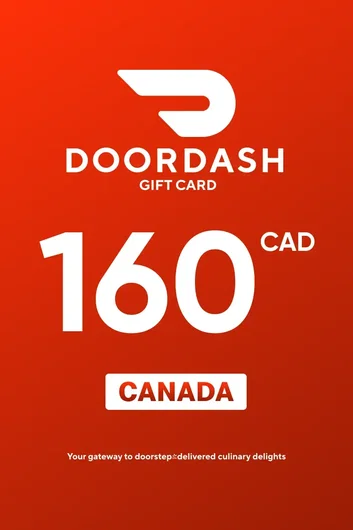 DoorDash 160 CAD Gift Card (Canada)