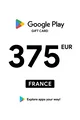 Google Play 375 EUR Gift Card (France) thumb 2