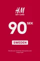 H&M 90 SEK Gift Card (Sweden) thumb 2