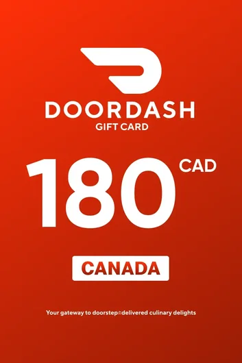 DoorDash 180 CAD Gift Card (Canada)