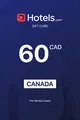 Hotels.com 60 CAD Gift Card (Canada) thumb 2