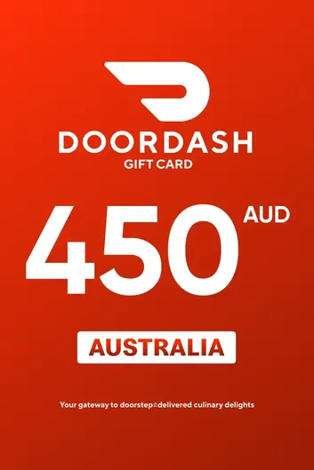 DoorDash 450 AUD Gift Card (Australia)