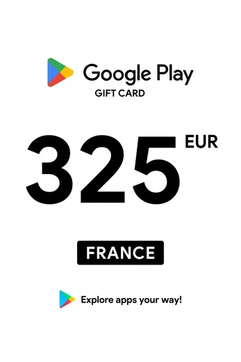 Google Play 325 EUR Gift Card (France) gallery image 2