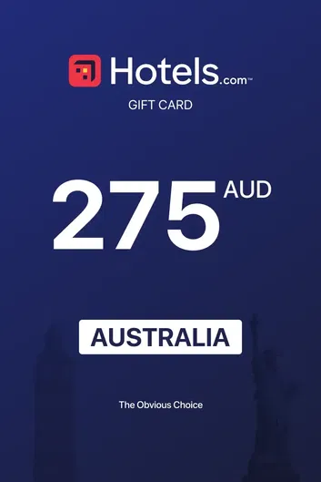 Hotels.com 275 AUD Gift Card (Australia)