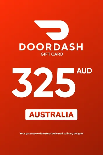 DoorDash 325 AUD Gift Card (Australia)