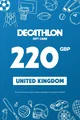 Decathlon 220 GBP Gift Card (United Kingdom) thumb 2