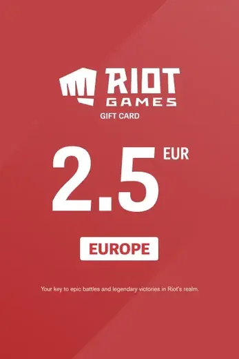 Riot Access 2.5 EUR Gift Card (Europe) gallery image 2