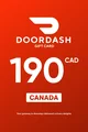 DoorDash 190 CAD Gift Card (Canada) thumb 2