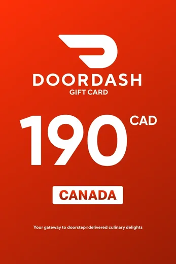 DoorDash 190 CAD Gift Card (Canada) gallery image 2