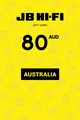 JB Hi-Fi 80 AUD Gift Card (Australia) thumb 2