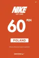 Nike 60 PLN Gift Card (Poland) thumb 2