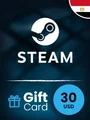 Steam Wallet 30 USD Gift Card (Egypt) thumb 2