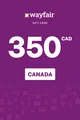 Wayfair 350 CAD Gift Card (Canada) thumb 2