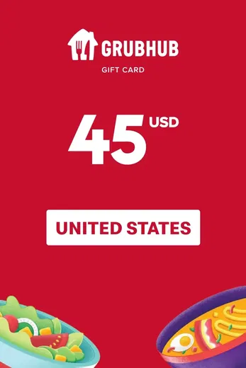 GrubHub 45 USD Gift Card (United States) gallery image 2