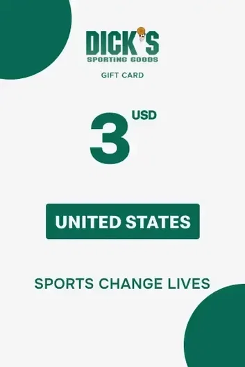 Dick's Sporting Goods 3 USD Gift Card (United States)