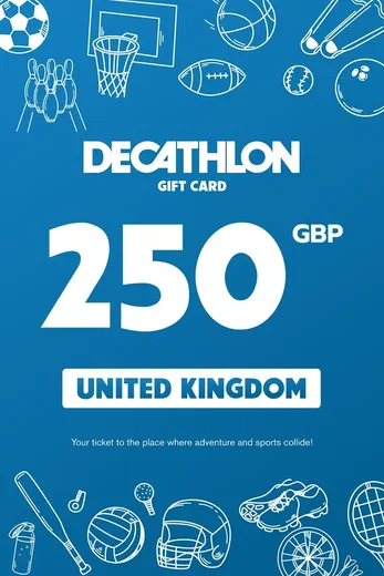 Decathlon 250 GBP Gift Card (United Kingdom) gallery image 2