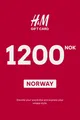 H&M 1200 NOK Gift Card (Norway) thumb 2