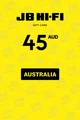 JB Hi-Fi 45 AUD Gift Card (Australia) thumb 2