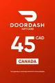 DoorDash 45 CAD Gift Card (Canada) thumb 2