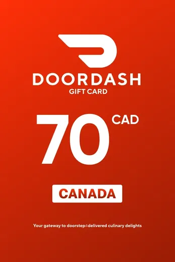 DoorDash 70 CAD Gift Card (Canada) gallery image 2