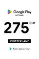 Google Play 275 CHF Gift Card (Switzerland) thumb 2