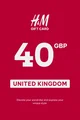 H&M 40 GBP Gift Card (United Kingdom) thumb 2
