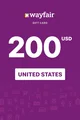 Wayfair 200 USD Gift Card (United States) thumb 2