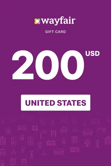 Wayfair 200 USD Gift Card (United States)