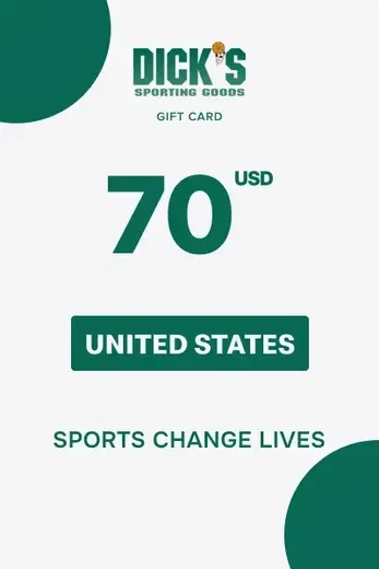 Dick's Sporting Goods 70 USD Gift Card (United States) gallery image 2
