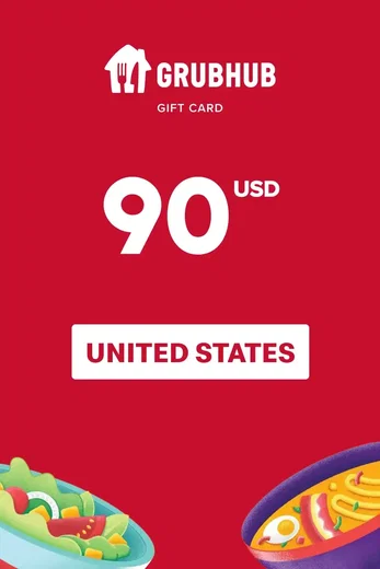 GrubHub 90 USD Gift Card (United States) gallery image 2