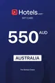 Hotels.com 550 AUD Gift Card (Australia) thumb 2