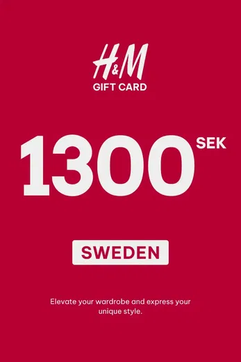 H&M 1300 SEK Gift Card (Sweden) gallery image 2