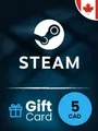 Steam Wallet 5 CAD Gift Card (Canada) thumb 2