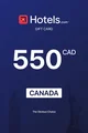 Hotels.com 550 CAD Gift Card (Canada) thumb 2