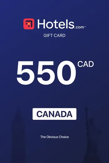 Hotels.com 550 CAD Gift Card (Canada) gallery image 2