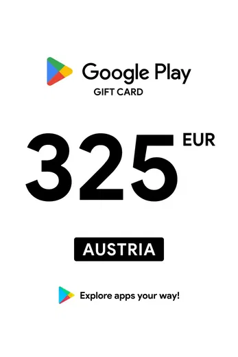 Google Play 325 EUR Gift Card (Austria) gallery image 2