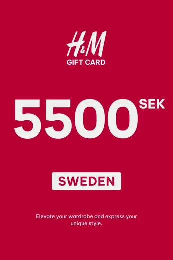 H&M 5500 SEK Gift Card (Sweden) gallery image 2