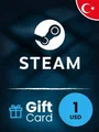 Steam Wallet 1 USD Gift Card (Turkey) thumb 2
