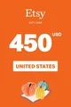 Etsy 450 USD Gift Card (United States) thumb 2